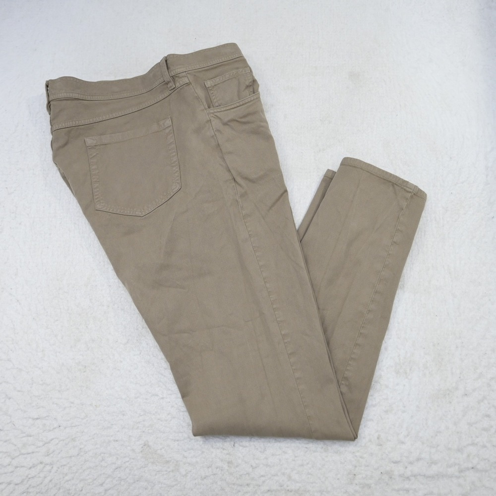 Onward Reserve Reserve Label Pants Mens 35x32 Tan Chino Cotton Lyocell Stretch